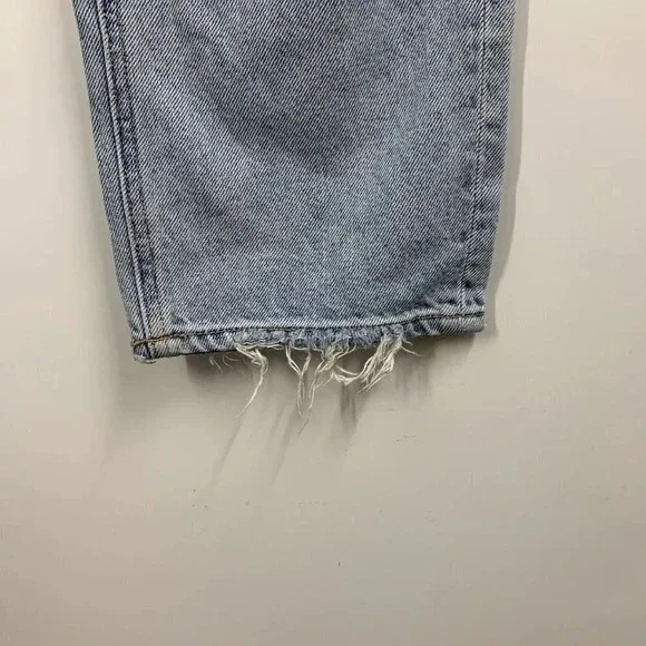 Hidden Jeans Women's High Waist‎ Fray Hem Straight Leg Jeans In Light Wash SZ 30 - Picture 5 of 13